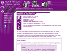Tablet Screenshot of kenshinkai.com.au